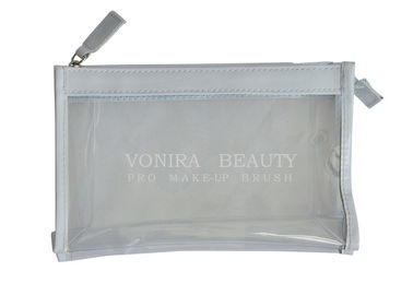 Bolso transparente claro impermeable del maquillaje del bolso del PVC con la cremallera