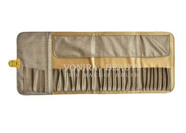 Elegant Makeup Brush Roll Pouch Travel Cosmetic Bag Case Pen Holder 26 Pockets
