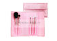 5 equipos cosméticos promocionales rosados/suavemente del cepillo del PCS cepillos del maquillaje