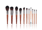 El maquillaje sintético asequible cepilla el logotipo privado de Kit Make Up Brushes Set