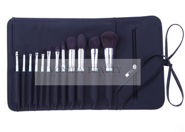 Luxury 12PCs Natural Hair Makeup Brush Collection Cosmetic Brush Roll Collection