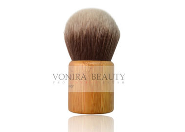 Cepillos individuales del maquillaje de la bóveda de bambú botánica de Eco para el cepillo mineral de Kabuki del polvo