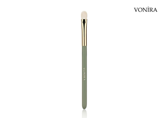 Brocha pequeña para sombra de ojos Vonira Custom Wholesales de pelo de cabra blanco natural con servicio de etiqueta privada