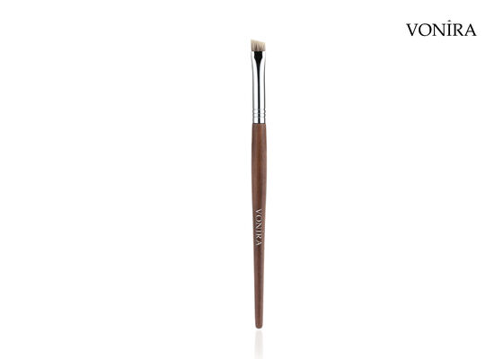 Vonira Custom Wholesale Natural Cabello de Animales Marrón Ebony Mano Maquillaje Ojo Cepillo de ceja