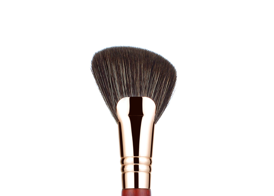 La fan angulosa grande de la belleza de Vonira cepilla la fan de Bronzer que se ruboriza la mejilla del maquillaje del cepillo herramienta cosmética del cepillo de Sheering del cepillo