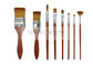 Sistema de cepillos de madera de la acuarela del sistema de cepillos de pintura corporal de los artistas de la escuela con la caja de lápiz
