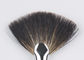 Pequeño cepillo suave de alta calidad del maquillaje de la fan con el pelo natural del mapache