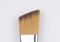 Cepillo pescado con caña talla media diseñado único del lápiz corrector con la manija de madera negra