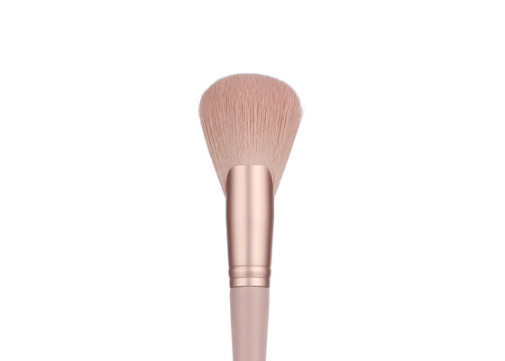 Vonira Beauty Bronzer Fan Brush Powder Brush With Luxury Faux Goat Hair Function Taklon PBT Synthetic Hair