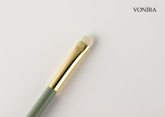 Brocha de maquillaje Vonira para difuminar ojos de pelo de cabra blanco natural al por mayor con servicio de etiqueta privada