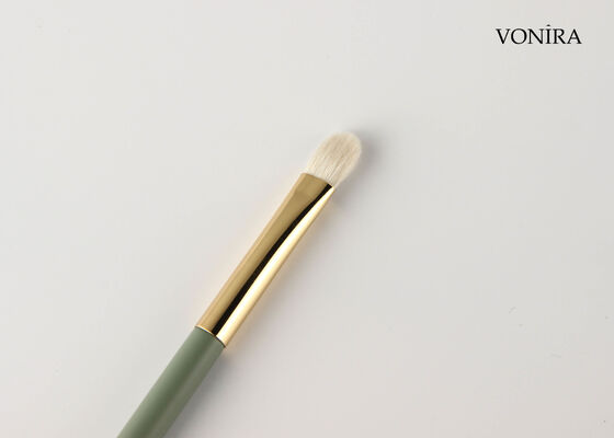 Brocha pequeña para sombra de ojos Vonira Custom Wholesales de pelo de cabra blanco natural con servicio de etiqueta privada