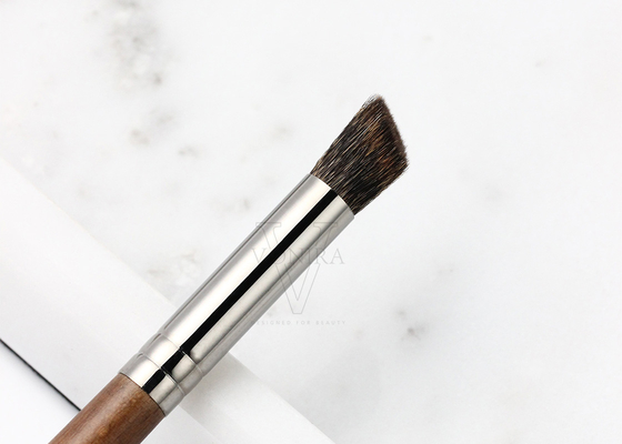 Vonira Handcrafted el cepillo anguloso del color del ojo del sombreador de ojos con el pelo de la ardilla