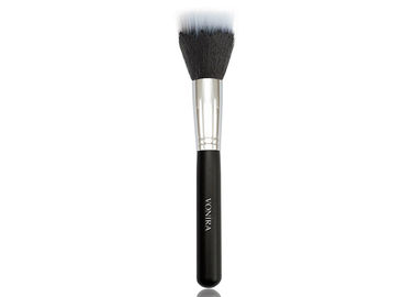 El maquillaje de alta calidad de Kabuki de la fibra del dúo cepilla el pelo natural de la cabra y la fibra natural