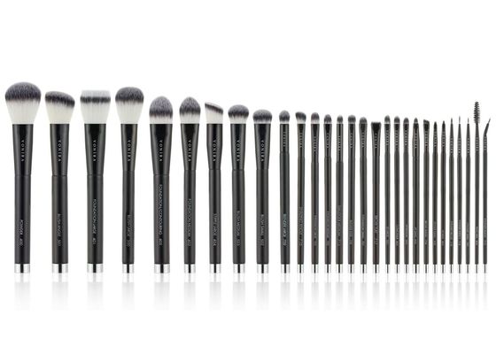 Cepillos magnéticos del maquillaje de la fibra sintética del soporte de 29 pedazos