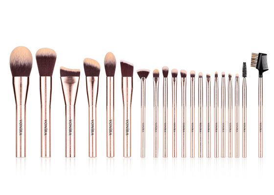 Cepillos sintéticos libres del maquillaje del vegano de Taklon PBT de la crueldad de Vonira